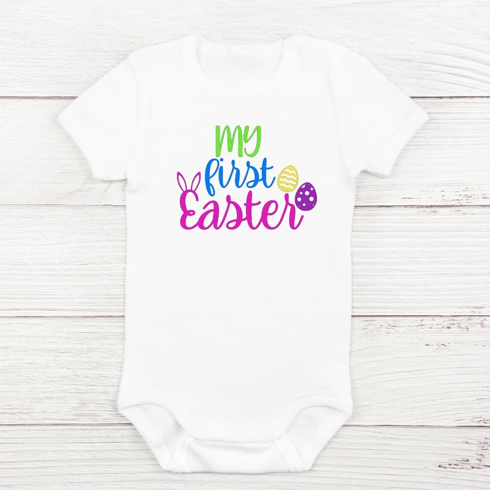 "My First Easter" Baby Onesie